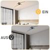 Nettlife Deckenleuchte Flur Schwarz 6W 3000K Modern Innen Wellen Design Warmweiß, LED fest integriert, Warmweiß, Schlafzimmerlampe Warmweiß LED Deckenbeleuchtung für Küche Flur Bild 3