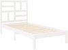 Massivholzbett Weiß 90x190 cm 3FT Single [3105916] Bild 4