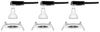 Paulmann No. 92980 LED Einbauleuchte Nova rund 3x6,5W GU10 Weiß 4000K IP44 Bild 3