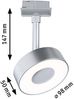 Paulmann 955. 93 URail LED Schienenspot Circle 180lm 5W 4000K dimmbar 230V Chrom matt Bild 3