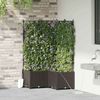 vidaXL Garten-Pflanzgefäß 3 pcs Braun 80 x 80 x 142 cm Kunststoff 42002831 Bild 3