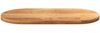 vidaXL Tischplatte Hellbraun 120x60x4 cm Massivholz Eiche Oval 4009075 Bild 5