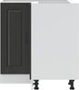 vidaXL Küchen-Eckunterschrank Porto Schwarz Holzwerkstoff 853988 Bild 5