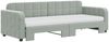 vidaXL Tagesbett Ausziehbar mit Matratzen Hellgrau 80x200 cm Samt 3196946 Bild 3