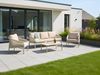 Lounge Set mit Tisch 5-Sitzer MURATO Metall Beige Bild 3