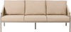 Lounge Set mit Tisch 5-Sitzer MURATO Metall Beige Bild 5