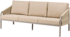 Lounge Set mit Tisch 5-Sitzer MURATO Metall Beige Bild 4