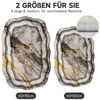 HOMELUX Badematte Teppich Läufer Badematte Teppichläufer Kurzflor Badteppich, Höhe 18 mm, Rutschfester Gummi, lichtecht, schallschluckend, ruschsicher, Polyester, Bogen, 2 Teiliges Set, Höhe 18 mm, 60×90 + 60×50cm, 50×160 cm+50×80 cm Bild 2