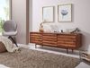 Wohnling HiFi Lowboard WL5. 636 Sheesham Massivholz Landhaus TV Kommode 147 x 50 x 38 cm Bild 5