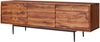 Wohnling HiFi Lowboard WL5. 636 Sheesham Massivholz Landhaus TV Kommode 147 x 50 x 38 cm Bild 2