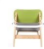 Sessel Billy Stoff, Retro Chic skandinavisch, gepolstert, weiss grau grün, Metallgestell Bild 2