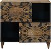 vidaXL Sideboard mit Speicher Braun 80 x 33,5 x 75 cm Massivholz Mango 4018359 Bild 3