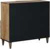 vidaXL Sideboard mit Speicher Braun 80 x 33,5 x 75 cm Massivholz Mango 4018359 Bild 5
