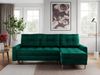 Ecksofa mit Schlaffunktion, Universal Schlafsofa - COLIN, Dunkelgrün, Velours Bild 2