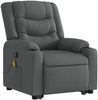 vidaXL Massagesessel mit Aufstehhilfe Dunkelgrau Stoff 3206577 Bild 5