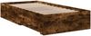 vidaXL Bettgestell mit Schubladen Räuchereiche 75x190 cm Holzwerkstoff 3280444 Bild 3