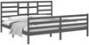 vidaXL Massivholzbett Grau 200x200 cm [3105882] Bild 3