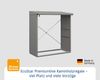 Hörmann Ecostar Metall Kaminholzregal Trend Typ 2, graualuminium, 181 x 103 x 198 cm (T x B x H) Bild 4