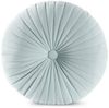 Eurofirany Dekokissen Rundes dekoratives Samtkissen, Samt, Kissen, 40x40 cm, rund, Silber Bild 2