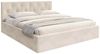 FDM Polsterbett Bettrahmen Bettgestell 90x200, 120x200, 140x200, 160x200, 180x200 cm (MADE IN EU - mit hochwertigem Velours Bezug, Bettrahmen, Bett, Optional mit Matratze bestellbar, mit großen gepolsterten Kopfteil, mit Bettkasten zum aufklappen), Meta... Bild 4