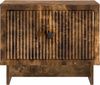 vidaXL Couchtisch Geräucherte Eiche 49 x 50 x 40 cm Holzwerkstoff 894050 Bild 5