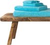 Schiesser Handtuch Skyline, 4er Set, mit Webbordüre, 100% Baumwolle Türkis Bild 3