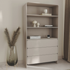 Selsey 'Lummo' Regal mit 3 schubladig, Kaschmir, 100 cm Bild 3