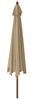 vidaXL Sonnenschirm mit Holzmast Taupe 400x273 cm 363178 Bild 5