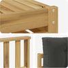 vidaXL Outdoor-Sofagarnitur 5 pcs Weiß und Anthrazit Polyester 3390317 Bild 5