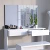 Schminktisch Azur Weiß 120 cm mit Bank Vicco Bild 5
