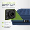 Juskys Luftmatratze Sapri L in Blau - 2 Personen Luftbett selbstaufblasend - aufblasbare Matratze als Gästebett oder Camping - integrierter Pumpe Bild 3