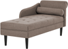 Rechtsseitige Chaiselongue YVOIRE Stoff Taupe Bild 4