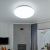 LED Deckenleuchte, Metall Kunststoff, weiß, D 26 cm Bild 3