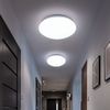 LED Deckenleuchte, Metall Kunststoff, weiß, D 26 cm Bild 4