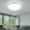 LED Deckenleuchte, Metall Kunststoff, weiß, D 26 cm Bild 5