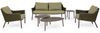Gartencouchtisch Raspky aus Aluminium, organisches Design, olivegrün, wetterfest, 70x56 cm Bild 5