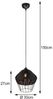LED Gothic Pendelleuchte Dark Romantic Schwarz Dunkelromantik Bild 5