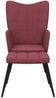 vidaXL Relaxsessel mit Hocker Weinrot Stoff [327960] Bild 3