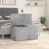 vidaXL Aufbewahrungstruhe Betongrau 84x42x46 cm Holzwerkstoff 803060 Bild 3