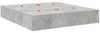 vidaXL Aufbewahrungsbettgestell Beton Grau 200 x 200 cm Holzwerkstoff 3335360 Bild 5