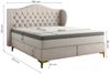 Polsterbett Doppelbett PELAGIO Stoff Whisper Bordeauxrot 180x200cm inkl. Matratze Bild 3