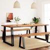 vidaXL Esstisch Baumkante 200x90x75 cm Massivholz Akazie 353292 Bild 1