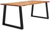 vidaXL Esstisch Baumkante 200x90x75 cm Massivholz Akazie 353292 Bild 3