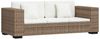 vidaXL 3-Sitzer Sofa Echtes Rattan 243246 Bild 2