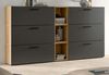 Sideboard Onawa in grau und Eiche 176 cm Bild 4