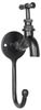 Macosa Home Dekohaken Wandhaken Wasserhahn Metall schwarz retro Haken Wanddeko, (Industrial Stil, Haken Garderobe Wandgarderobe), Wand-Garderobenhaken Dekohaken Bild 3