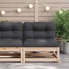 vidaXL Gartensofa ohne Armlehnen mit Kissen Massivholz Kiefer 838077 Bild 3