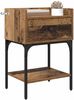 vidaXL Nachttisch mit Schubladen Altholz 40 x 29 x 60 cm Holzwerkstoff 881826 Bild 3