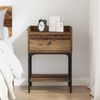 vidaXL Nachttisch mit Schubladen Altholz 40 x 29 x 60 cm Holzwerkstoff 881826 Bild 4