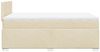 vidaXL Boxspringbett mit Matratze Creme 120x200 cm Stoff 3285853 Bild 5